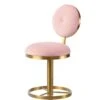Ravello Bar Stool - Brass - Blush Pink 2 Ravello Bar Stool - Brass - Blush Pink -Furniture Sale Store ravello barstool 1 lowered blush web