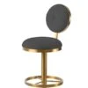 Ravello Bar Stool - Brass - Smoke -Furniture Sale Store ravello barstool 1 lowered smoke web