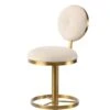 Ravello Bar Stool - Brass - Chalk 1 Ravello Bar Stool - Brass - Chalk -Furniture Sale Store ravello barstool 1 lowered web
