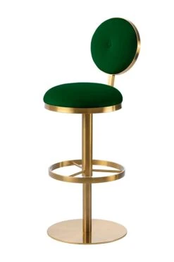 Ravello Bar Stool - Brass - Bottle Green 11 Ravello Bar Stool - Brass - Bottle Green -Furniture Sale Store ravello barstool cutout 1 bottle web