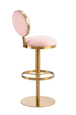 Ravello Bar Stool - Brass - Blush Pink 12 Ravello Bar Stool - Brass - Blush Pink -Furniture Sale Store ravello barstool cutout 5 blush web