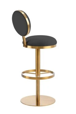 Ravello Bar Stool - Brass - Smoke -Furniture Sale Store ravello barstool cutout 5 smoke web