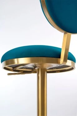 Ravello Bar Stool - Brass - Teal 13 Ravello Bar Stool - Brass - Teal -Furniture Sale Store ravello barstool detail 2 teal web
