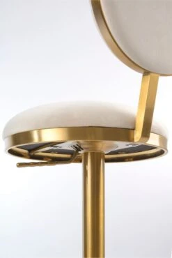 Ravello Bar Stool - Brass - Chalk 14 Ravello Bar Stool - Brass - Chalk -Furniture Sale Store ravello barstool detail 2 web