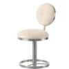 Ravello Bar Stool - Silver - Chalk 1 Ravello Bar Stool - Silver - Chalk -Furniture Sale Store ravello barstool silver chalk cutout 2 web