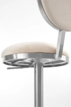 Ravello Bar Stool - Silver - Chalk 16 Ravello Bar Stool - Silver - Chalk -Furniture Sale Store ravello barstool silver chalk detail 2 web