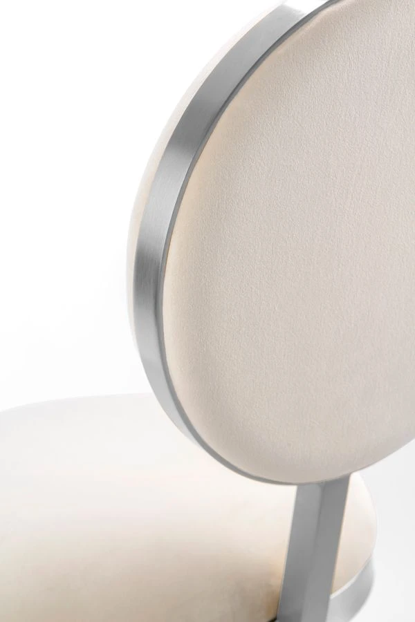 Ravello Bar Stool - Silver - Chalk 10 Ravello Bar Stool - Silver - Chalk - Image 8