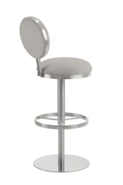 Ravello Bar Stool - Silver - Dove Grey 12 Ravello Bar Stool - Silver - Dove Grey -Furniture Sale Store ravello barstool silver dove grey cutout 3 web