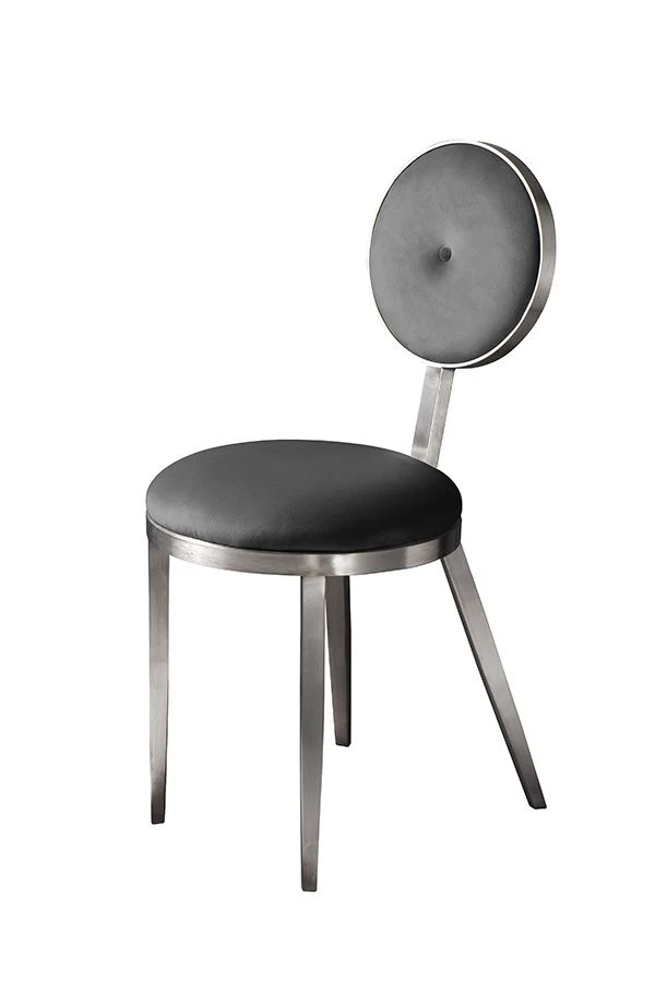 Ravello Dining Chair Silver - Smoke 3 Ravello Dining Chair Silver - Smoke