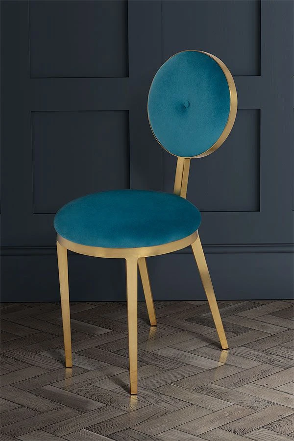 Ravello Dining Chair - Teal 5 Ravello Dining Chair - Teal - Image 3