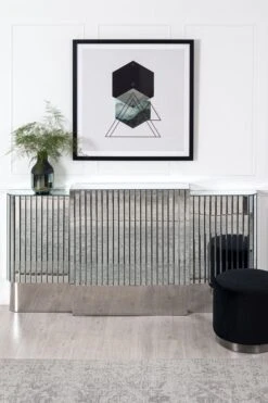 Anastasia Adjustable Mirrored Radiator Cover