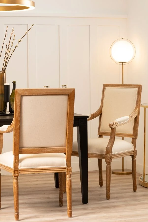 Rosselle Limed Oak French Armchair 4 Rosselle Limed Oak French Armchair - Image 2