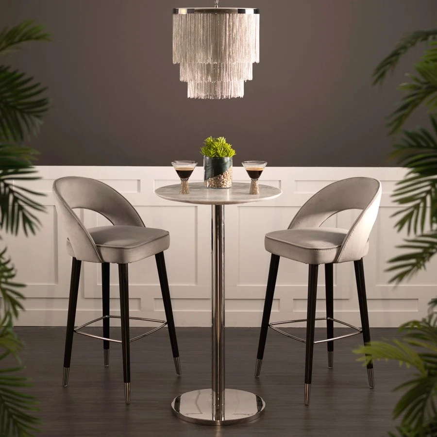 Rossini Bar Stool - Dove Grey 4 Rossini Bar Stool - Dove Grey - Image 2