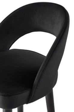 Rossini Bar Stool - Black -Furniture Sale Store rossini black barstool detail 1 web