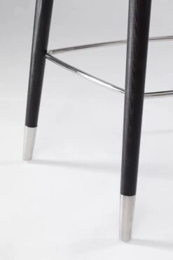 Rossini Bar Stool - Black -Furniture Sale Store rossini black barstool detail 2 web