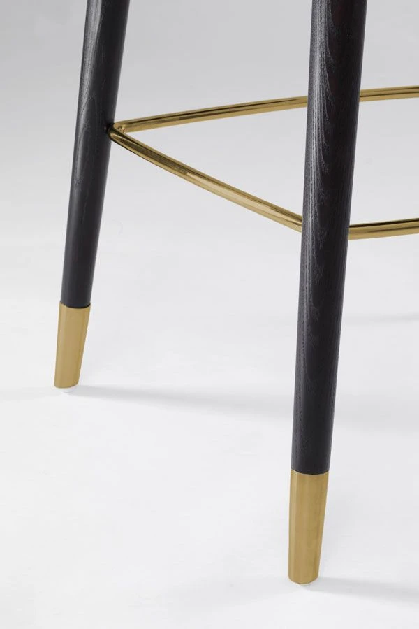 Rossini Bar Stool - Navy 6 Rossini Bar Stool - Navy - Image 4