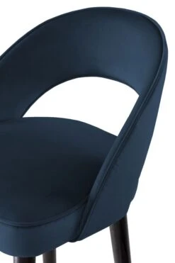 Rossini Bar Stool - Navy 9 Rossini Bar Stool - Navy -Furniture Sale Store rossini navy barstool detail 1 web