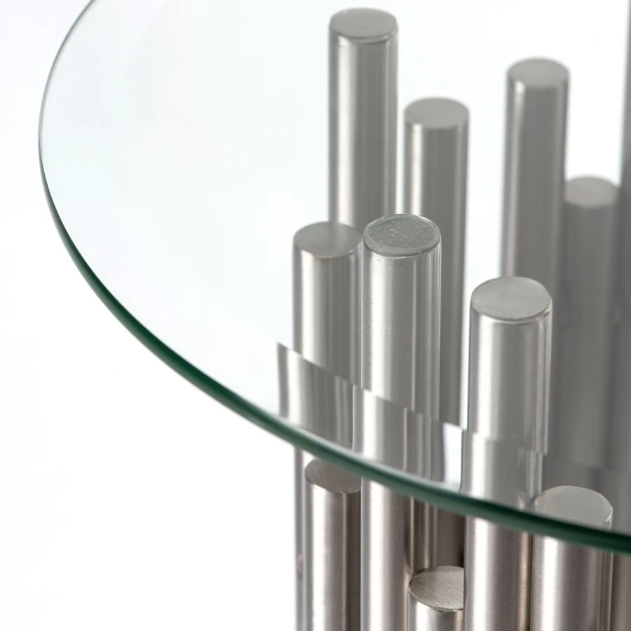 Rubell Silver Side Table 6 Rubell Silver Side Table - Image 4