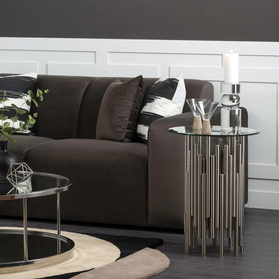 Rubell Silver Side Table 4 Rubell Silver Side Table - Image 2