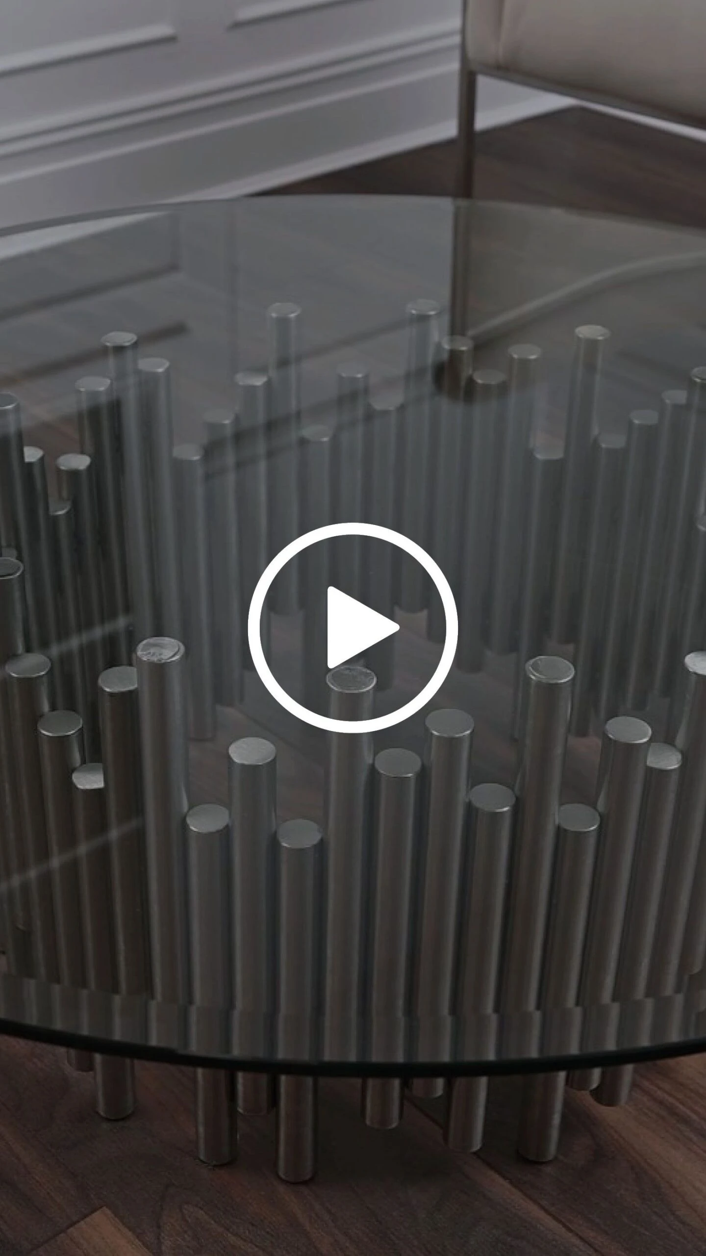 Rubell Silver Side Table 5 Rubell Silver Side Table - Image 3