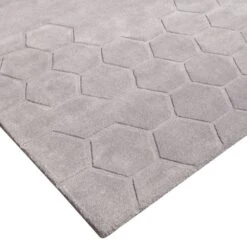Alveare Silver Rug 8 Alveare Silver Rug -Furniture Sale Store rugs detail alveare 1 web