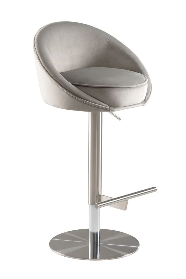 Selini Bar Stool - Dove Grey 5 Selini Bar Stool - Dove Grey - Image 3
