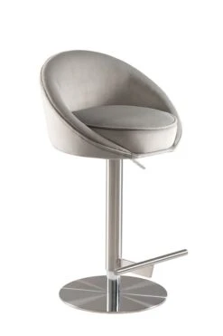 Selini Bar Stool - Dove Grey