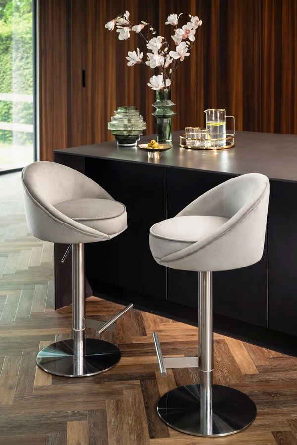 Selini Bar Stool - Dove Grey 4 Selini Bar Stool - Dove Grey - Image 2