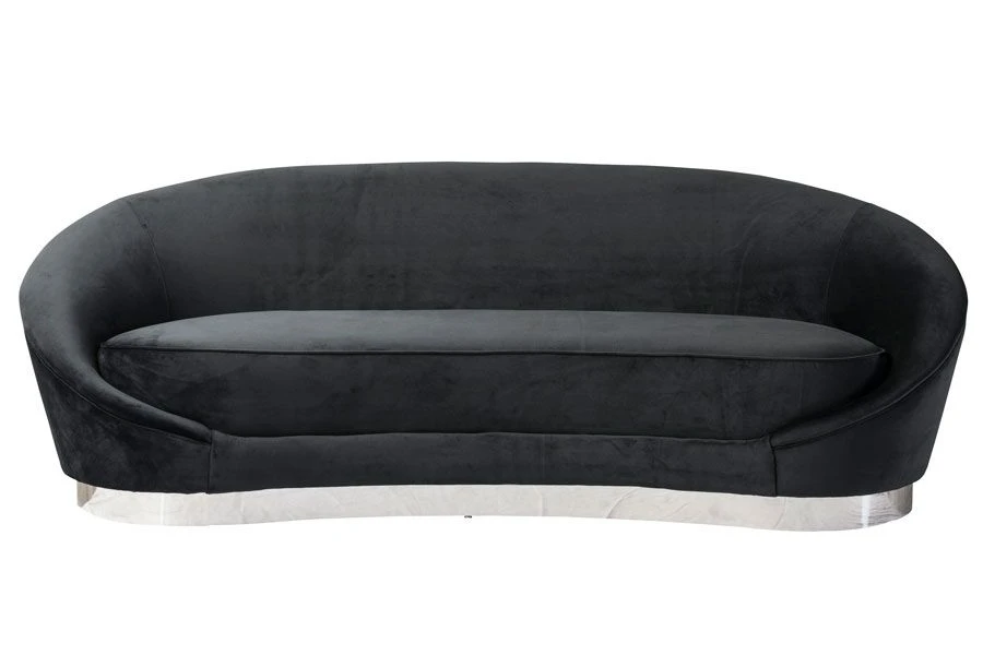 Selini Three Seat Sofa - Black 3 Selini Three Seat Sofa - Black