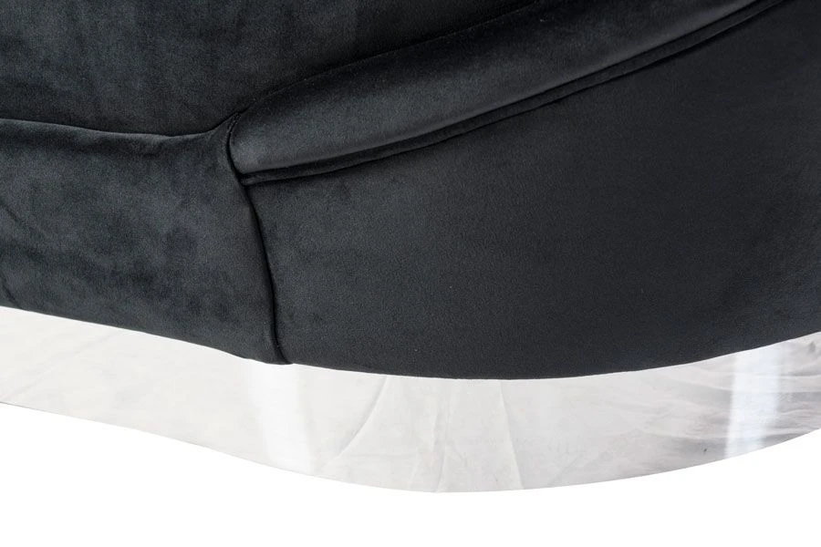 Selini Three Seat Sofa - Black 9 Selini Three Seat Sofa - Black - Image 7