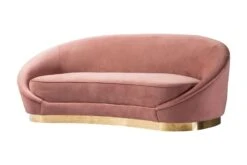 Selini Three Seat Sofa - Blush Pink -Furniture Sale Store selini three seat sofa blush pink cutout 1 web
