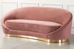 Selini Three Seat Sofa - Blush Pink -Furniture Sale Store selini three seat sofa blush pink lifestyle web