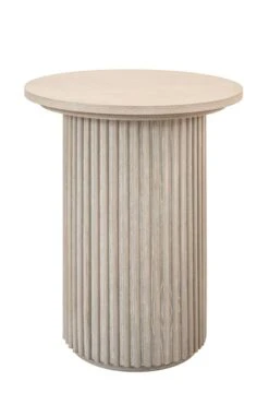 Ophelia Washed Grey Oak Side Table