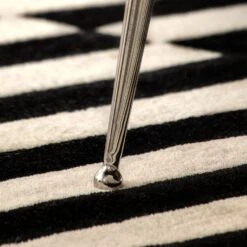 Mason Black Bed - Shiny Silver Legs 12 Mason Black Bed - Shiny Silver Legs -Furniture Sale Store silver leg detail web 1