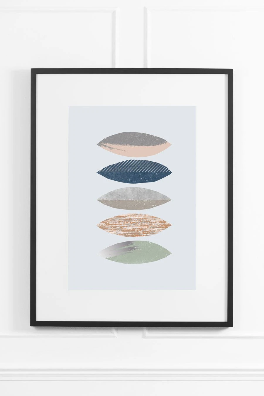 Silver Ash No.2 Wall Art - Black Frame 3 Silver Ash No.2 Wall Art - Black Frame