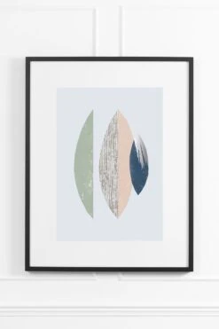 Silver Ash No.3 Wall Art - Black Frame