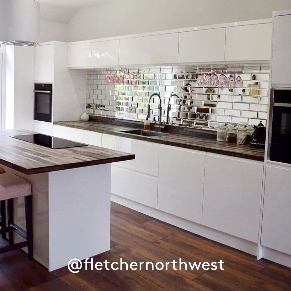 Mirrored Rectangle Wall Tiles Pack 8 Mirrored Rectangle Wall Tiles Pack - Image 6