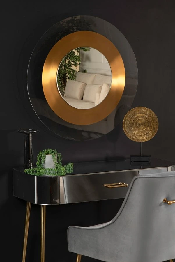 Solar Flare Wall Mirror Gold 4 Solar Flare Wall Mirror Gold - Image 2