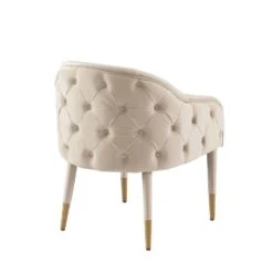 Sophia Dining Chair - Chalk - Brass Caps 9 Sophia Dining Chair - Chalk - Brass Caps -Furniture Sale Store sophia chalk back web 3