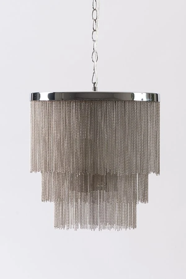 Stanwyck Pendant Light Chrome 3 Stanwyck Pendant Light Chrome