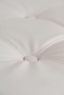 Stiletto White And Chrome Stool -Furniture Sale Store stiletto stool white detail webready 1