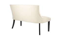 Torino Bench – Cream Faux Leather – Black Legs 12 Torino Bench – Cream Faux Leather – Black Legs -Furniture Sale Store torino bench pu 3 web
