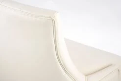 Torino Bench – Cream Faux Leather – Black Legs 15 Torino Bench – Cream Faux Leather – Black Legs -Furniture Sale Store torino bench pu detail 3 web