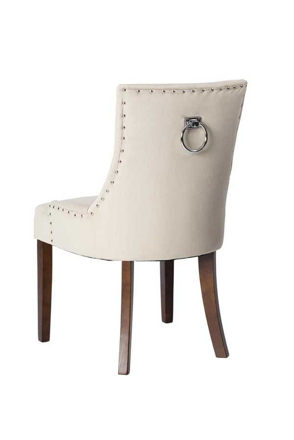 Torino Dining Chair With Back Ring - Taupe 3 Torino Dining Chair With Back Ring - Taupe