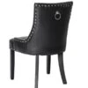 Torino Dining Chair With Back Ring - Black PU Leather 2 Torino Dining Chair With Back Ring - Black PU Leather -Furniture Sale Store torino 77 3