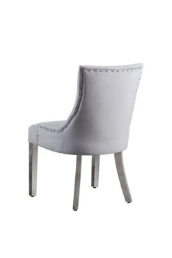 Torino Dove Grey Dining Chair With Stainless Steel Legs -Furniture Sale Store torino back web 1