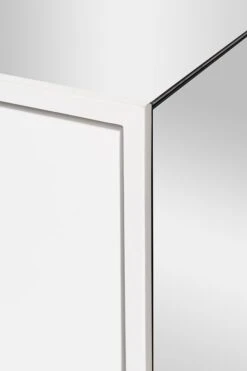 Trio White And Champagne Gold Console Table -Furniture Sale Store trio white brass detail 1 web 1