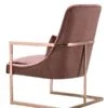 Vantagio Lounge Chair - Blush Pink - Rose Gold Base -Furniture Sale Store vantiago loung chair 822 web blush pink 5