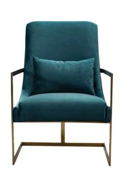 Vantagio Lounge Chair - Peacock - Brushed Gold Base -Furniture Sale Store vantiago lounge chair gold peacock cutout 01 web 1