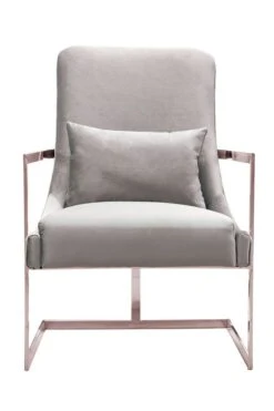 Vantagio Lounge Chair - Dove Grey - Rose Gold Base 11 Vantagio Lounge Chair - Dove Grey - Rose Gold Base -Furniture Sale Store vantiago lounge chair rose gold dove cutout 01 web